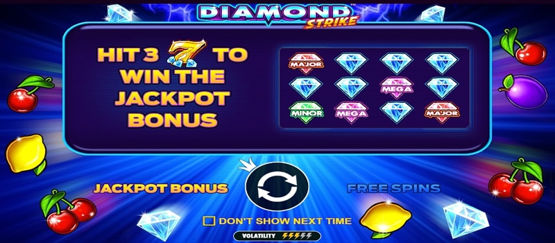 diamant strike jackpot
