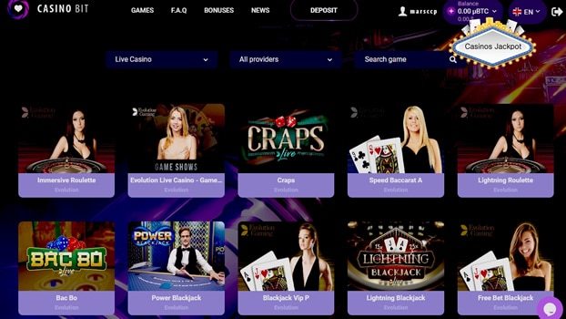 live bord casinobit