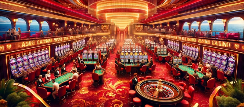 kasino krydstogt værelse