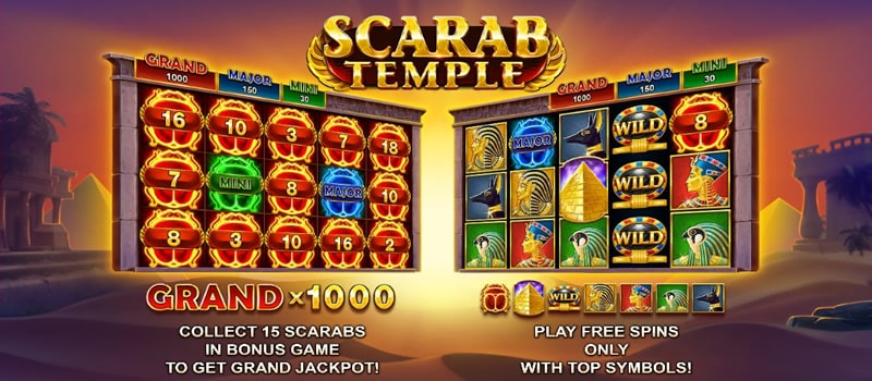 jackpot scarab temple